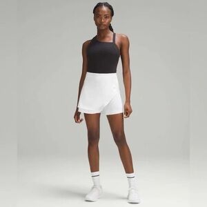 Lululemon Asymmetrical Layered High-rise Tennis Skirt - White - Sz 14